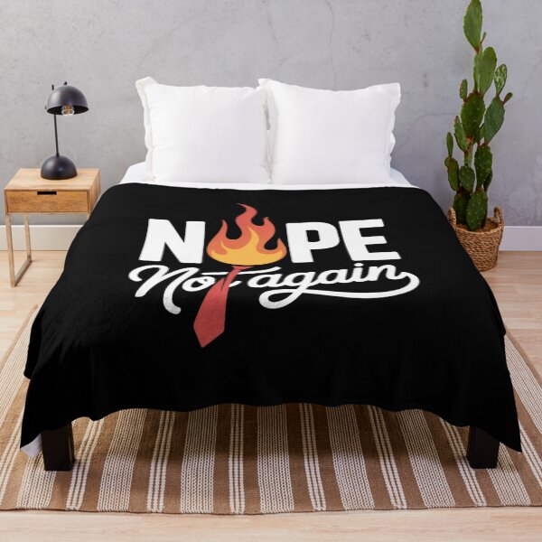 Item preview, Saying Anti Trump 2024 Nope Not Again Trump designed and sold by VerseFarm.