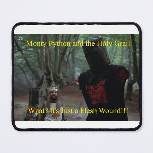 Item preview, Monty Python and the Holy Grail Black Knight Flesh Wound designed and sold by Miss Mindy's Boutique.