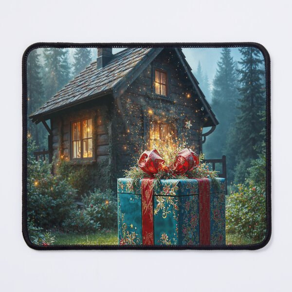 Item preview, Wrapped in Wonder — A winter house and a gift from Felia designed and sold by Felia001.