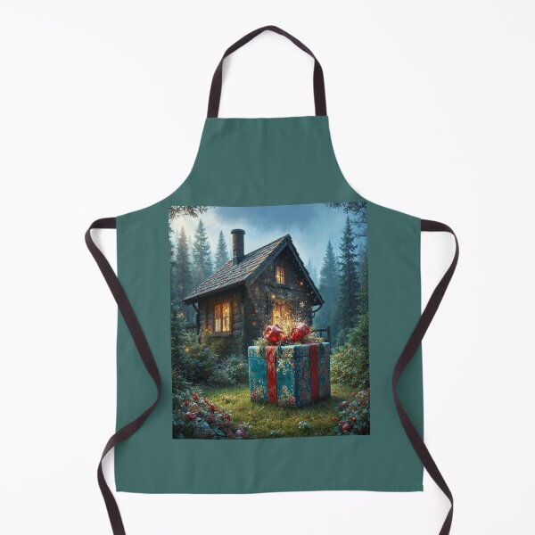 Item preview, Wrapped in Wonder — A winter house and a gift from Felia designed and sold by Felia001.