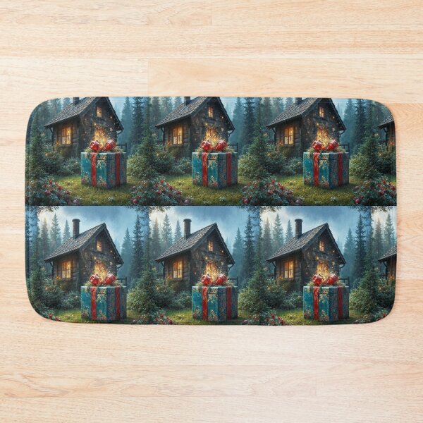 Item preview, Wrapped in Wonder — A winter house and a gift from Felia designed and sold by Felia001.