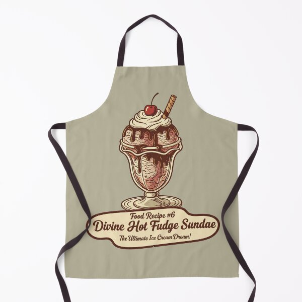 Item preview, Divine Hot Fudge Sundae - Ultimate Ice Cream Dream Vintage Art designed and sold by AwesomeBeyondLimits.