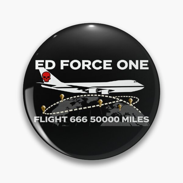 Item preview, Iron Heavy Metal Flight 666 Ed Force One - Bruce Dickinson Pilot 50,000 Mile World Tour designed and sold by GeoWhimsy Studio.
