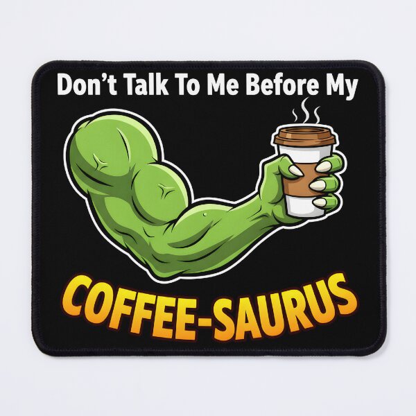 Item preview, Don't Talk To Me Before My Coffee-Saurus Funny Dino Coffee designed and sold by Fuechse.