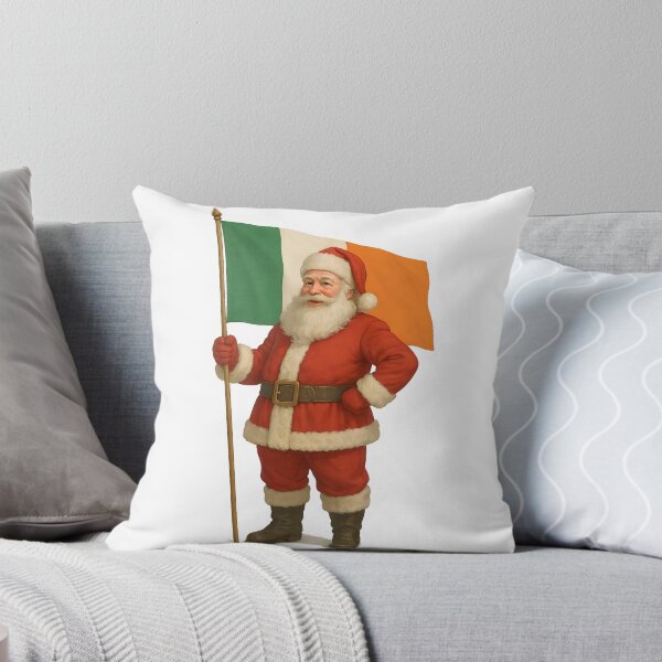 Item preview, Santa Claus with Irish Flag Ireland designed and sold by OliDesigns.