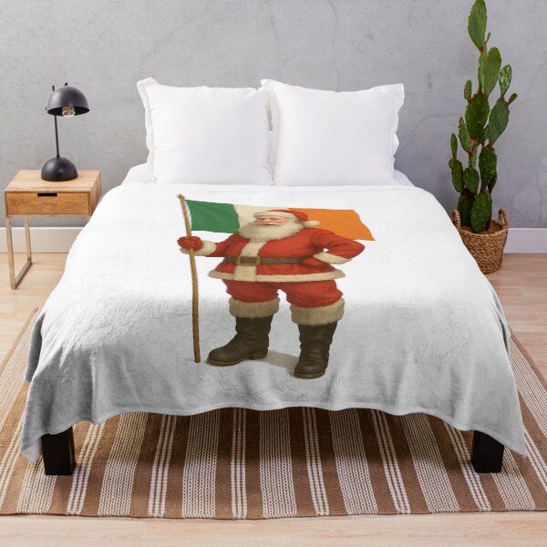 Item preview, Santa Claus with Irish Flag Ireland designed and sold by OliDesigns.