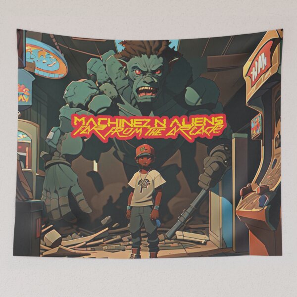 Item preview, Far from the Arcade Gamer Backpack designed and sold by punchline313.