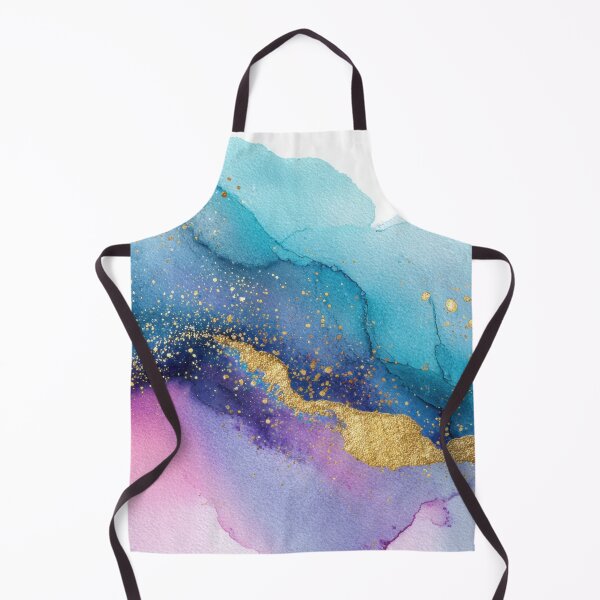 Item preview, Vibrant abstract art with gold designed and sold by anytka.