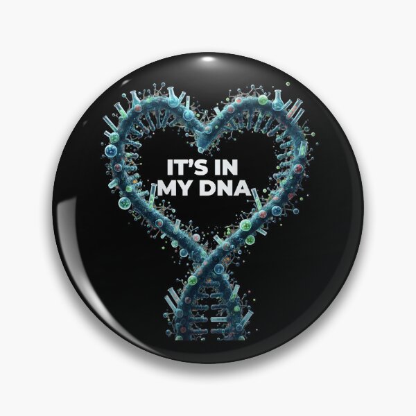 Item preview, It's In My DNA Heart Genetics Lab Science designed and sold by Fuechse.