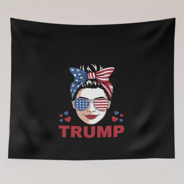 Item preview, Girl Jesus My Savior Trump President Christian Women Youth  designed and sold by VerseFarm.