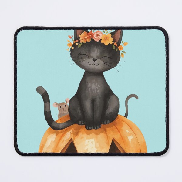 Item preview, Crowned Cat – Whimsical Halloween Cottagecore designed and sold by Deezyned.