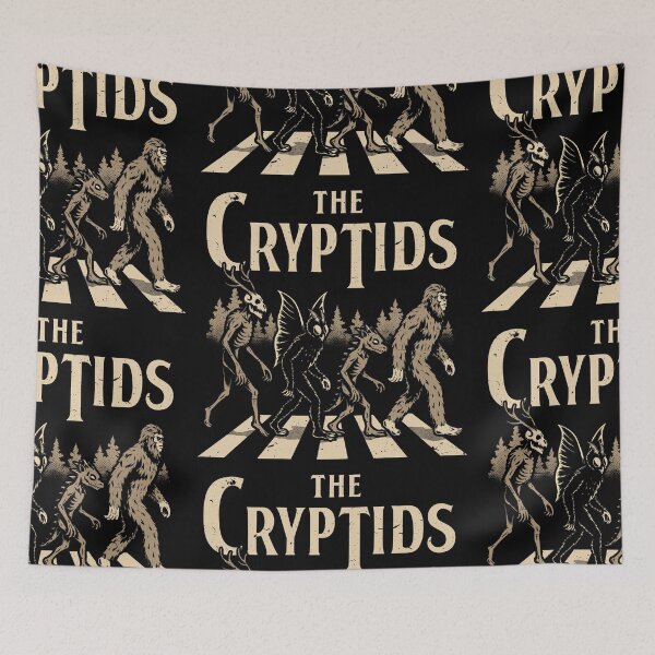 Item preview, Cryptids Album Cover - Classic Rock Music Gift designed and sold by Studio Mootant.