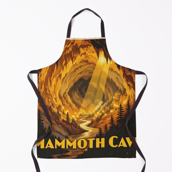 Item preview, Mammoth Cave, Kentucky: Vintage-Style Painterly Travel Poster designed and sold by LSVart.