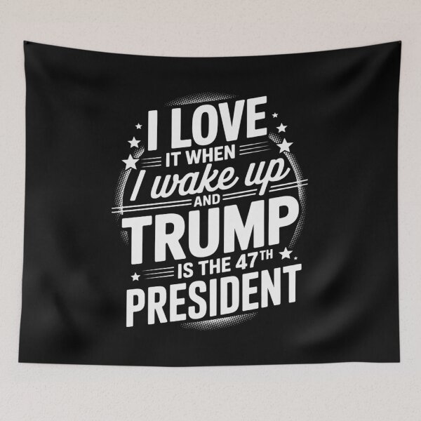 Item preview, I Love It When I Wake Up And Trump Is The 47th President  designed and sold by VerseFarm.