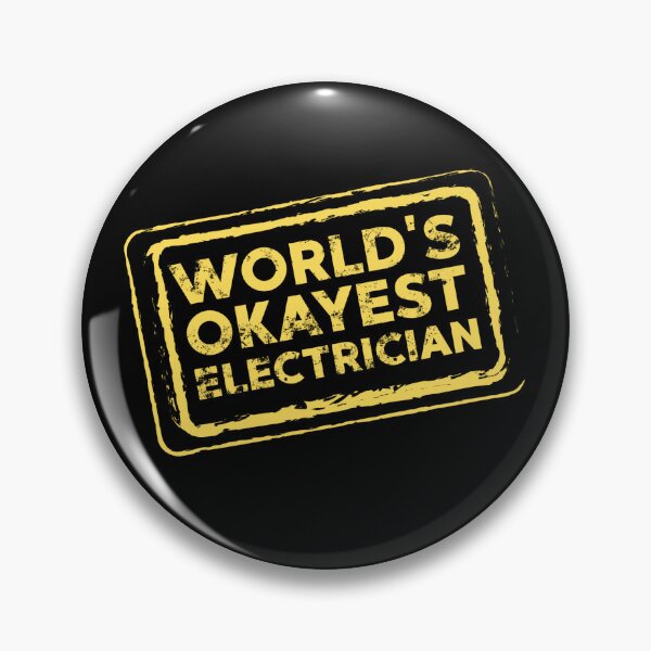 Item preview, World's Okayest Electrician Funny Sarcastic Electricity  designed and sold by ZACK ART.