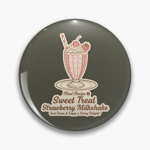 Item preview, Sweet Treat Strawberry Milkshake - Cool Down & Berry Delight designed and sold by AwesomeBeyondLimits.
