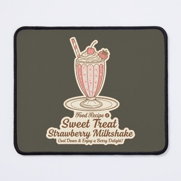 Item preview, Sweet Treat Strawberry Milkshake - Cool Down & Berry Delight designed and sold by AwesomeBeyondLimits.