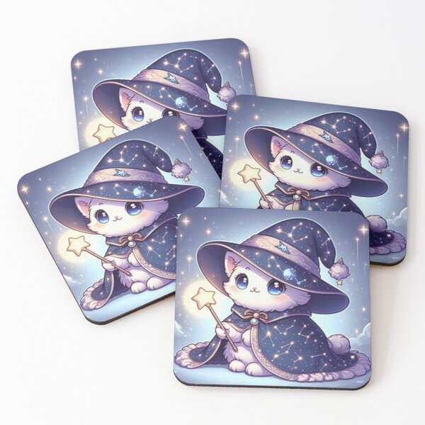 Item preview, Magic Wizard Cat designed and sold by BlueNova Prints.