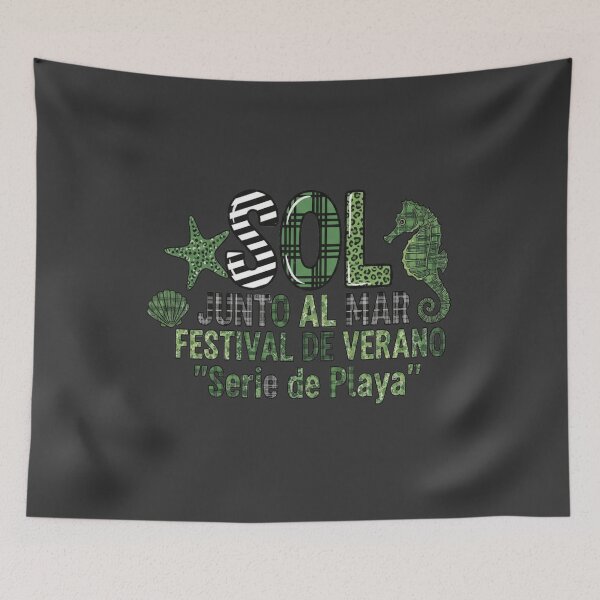 Item preview, SOL Festival Pattern Tee - Retro Summer Vibes, Beach & Ocean Graphic designed and sold by OddlyMerch.