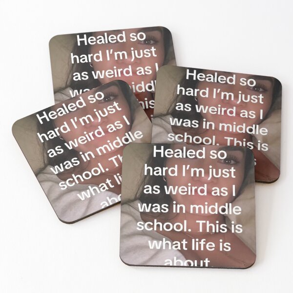 Item preview, healed so hard im just as weird as I was in middle school this is what lufe is about designed and sold by cloudzer0000.