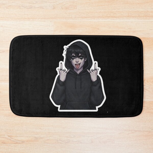 Item preview, Rock On Emo Goth Boy | Black Hoodie Metal Sign designed and sold by Choploop.