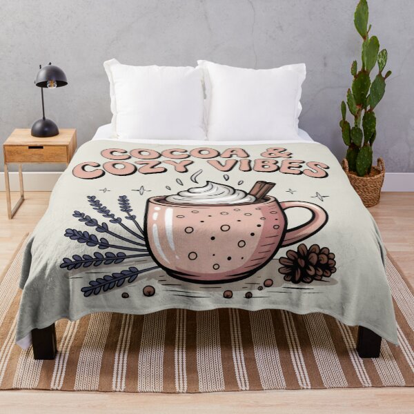 Item preview, Cocoa and Cozy Vibes Pink Mug Whipped Cream Winter Design designed and sold by SplashTastic.