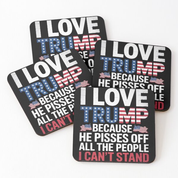 Item preview, I Love Trump Because He Pisses Off The People I Can't Stand  designed and sold by KotexTemu.