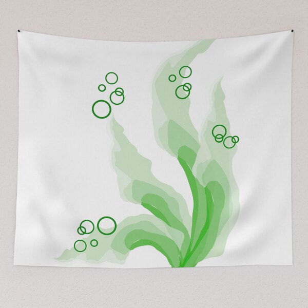 Item preview, green watercolor brushes designed and sold by CREATINERY.
