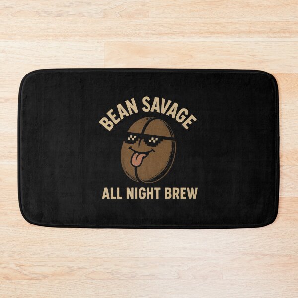 Item preview, Coffee Pun - Bean Savage All Night Brew designed and sold by DemureArtsy.