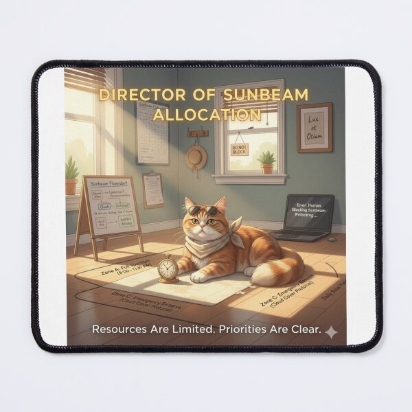 Item preview, CAT DIRECTOR OF SUNBEAM ALLOCATION designed and sold by ASABCreative.