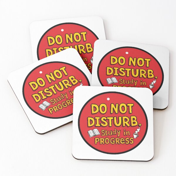 Item preview, Do Not Disturb Study In Progress designed and sold by variant designer.