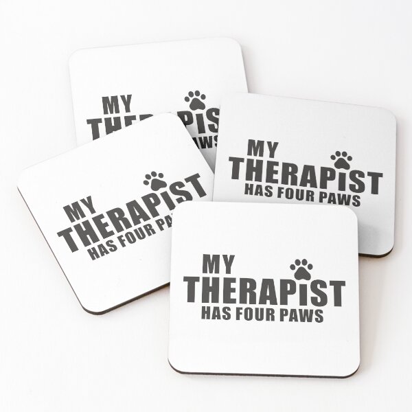 Item preview, My Therapist Has Four Paws Funny Dog Mom Pet Lover designed and sold by ArystDesign.