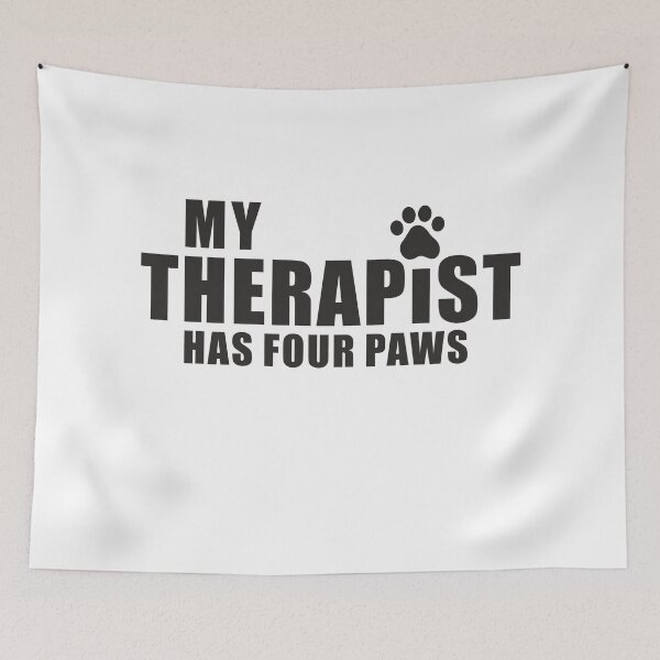 Item preview, My Therapist Has Four Paws Funny Dog Mom Pet Lover designed and sold by ArystDesign.