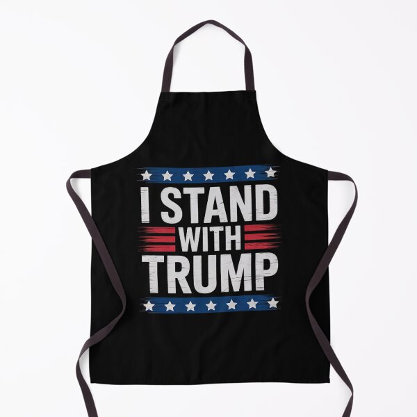 Item preview, I Stand With Trump American Flag USA Trump Supporter designed and sold by KotexTemu.