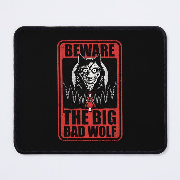 Item preview, Redhood Wolf Sign - Classic Spooky Creepy Gift designed and sold by Studio Mootant.