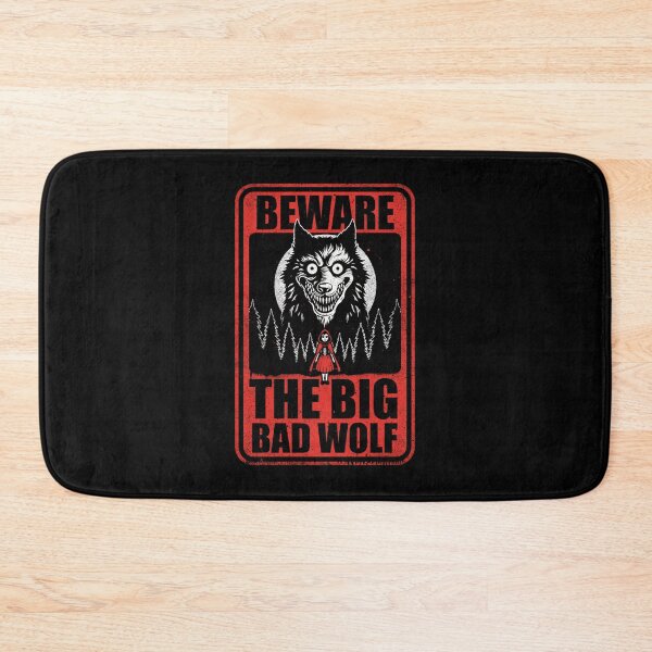 Item preview, Redhood Wolf Sign - Classic Spooky Creepy Gift designed and sold by Studio Mootant.
