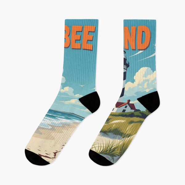 Item preview, Tybee Island, Georgia: Vintage-Style Painterly Travel Poster designed and sold by LSVart.