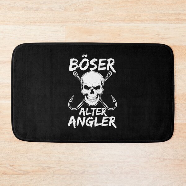 Item preview, Evil Old Angler – Skull Fishing Design designed and sold by WildBoysShop.