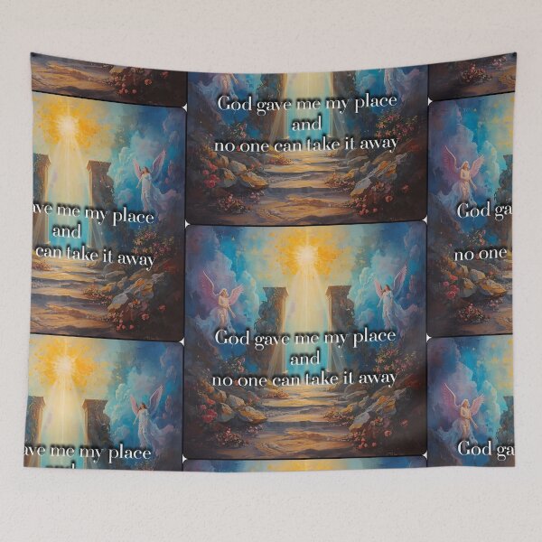 Item preview, God gave me my place, and no one can take it away.  designed and sold by Tatipiman.