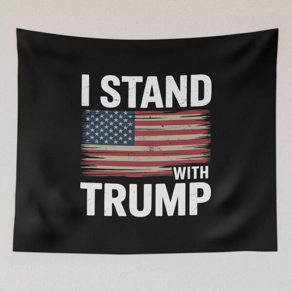 Item preview, I Stand With Trump Pro Trump Supporter  designed and sold by KotexTemu.