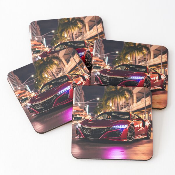 Item preview, Palm Boulevard Supercar Night Scene designed and sold by RevUpDesign.