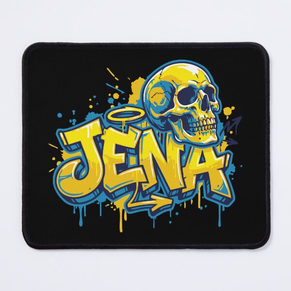 Item preview, Favorite city Jena (Thuringia) – Graffiti Skull Design designed and sold by drizzd.