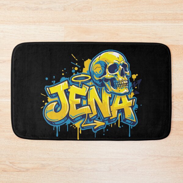 Item preview, Favorite city Jena (Thuringia) – Graffiti Skull Design designed and sold by drizzd.