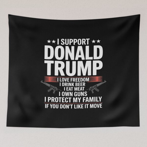 Item preview, I Support Donald Trump I Love Freedom I Drink Beer  designed and sold by KotexTemu.