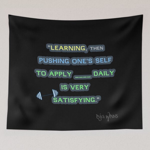 Item preview, "LEARNING  ..." Quote 11/10/2025 designed and sold by BJGWRDS.