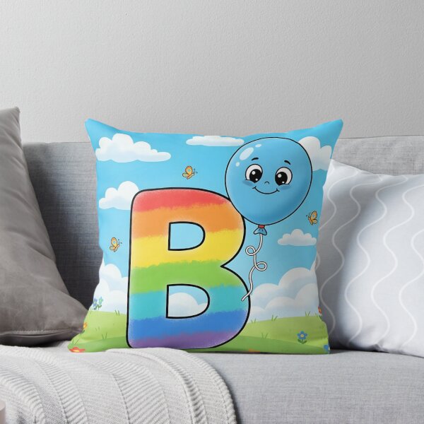 Item preview, Cute Alphabet B with Balloon by Modern Mojo | Colorful Kids Nursery Art | Educational Classroom Decor designed and sold by Modern-Mojo.