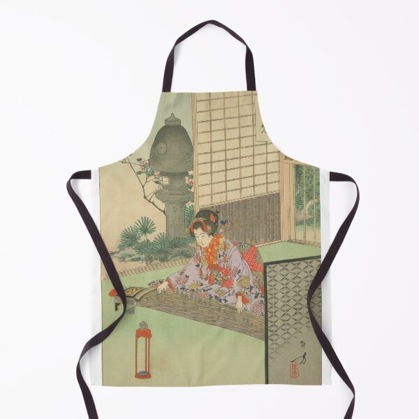 Artikelvorschau, Saishoku Kenbi-Serie – „[Koto-Shirabe] / Mizuno Toshikatas Gemälde schöner Frauen“ (Altes Japan, Public Domain) entworfen und verkauft von Yohei-Studio.