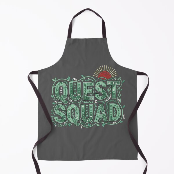 Item preview, Quest Squad botanical adventure lettering art designed and sold by OddlyMerch.
