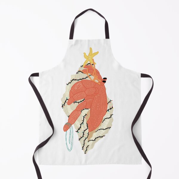 Item preview, Nautical Hermit Crab Christmas Illustration designed and sold by LucyWinton.