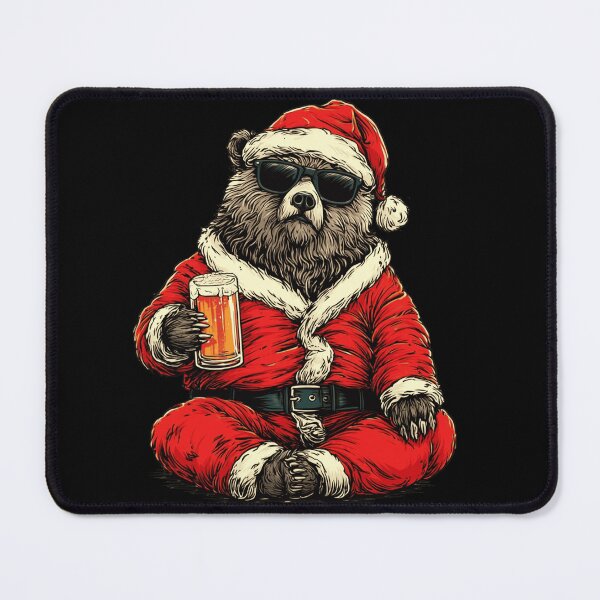 Item preview, Funny Beer Santa Bear Holiday Christmas designed and sold by k3rstman1.